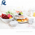 Crockery Stoneware Tableware White Ceramic Dinnerware Set